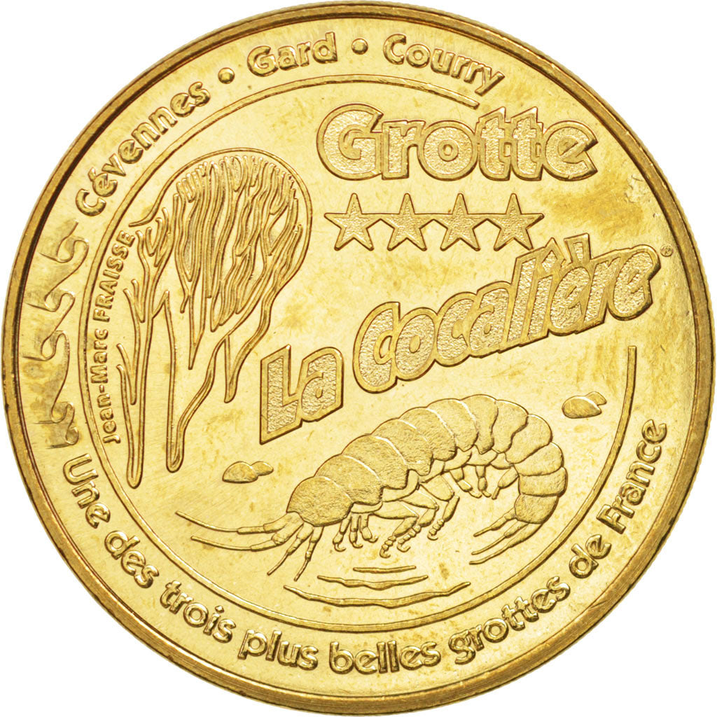 France, Token, Tourist Token, 30/ Grotte de la Cocalière, 2011, Monnaie de
