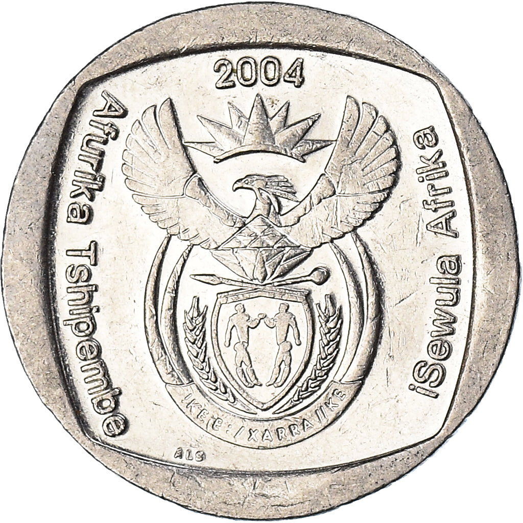 Moneda, Sudáfrica, 2 Rand, 2004