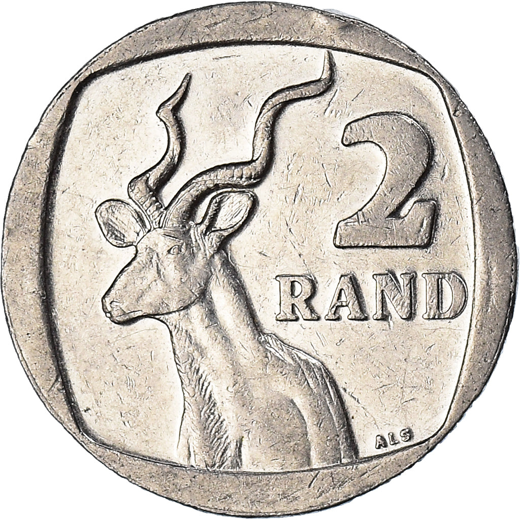 Moneda, Sudáfrica, 2 Rand, 2004