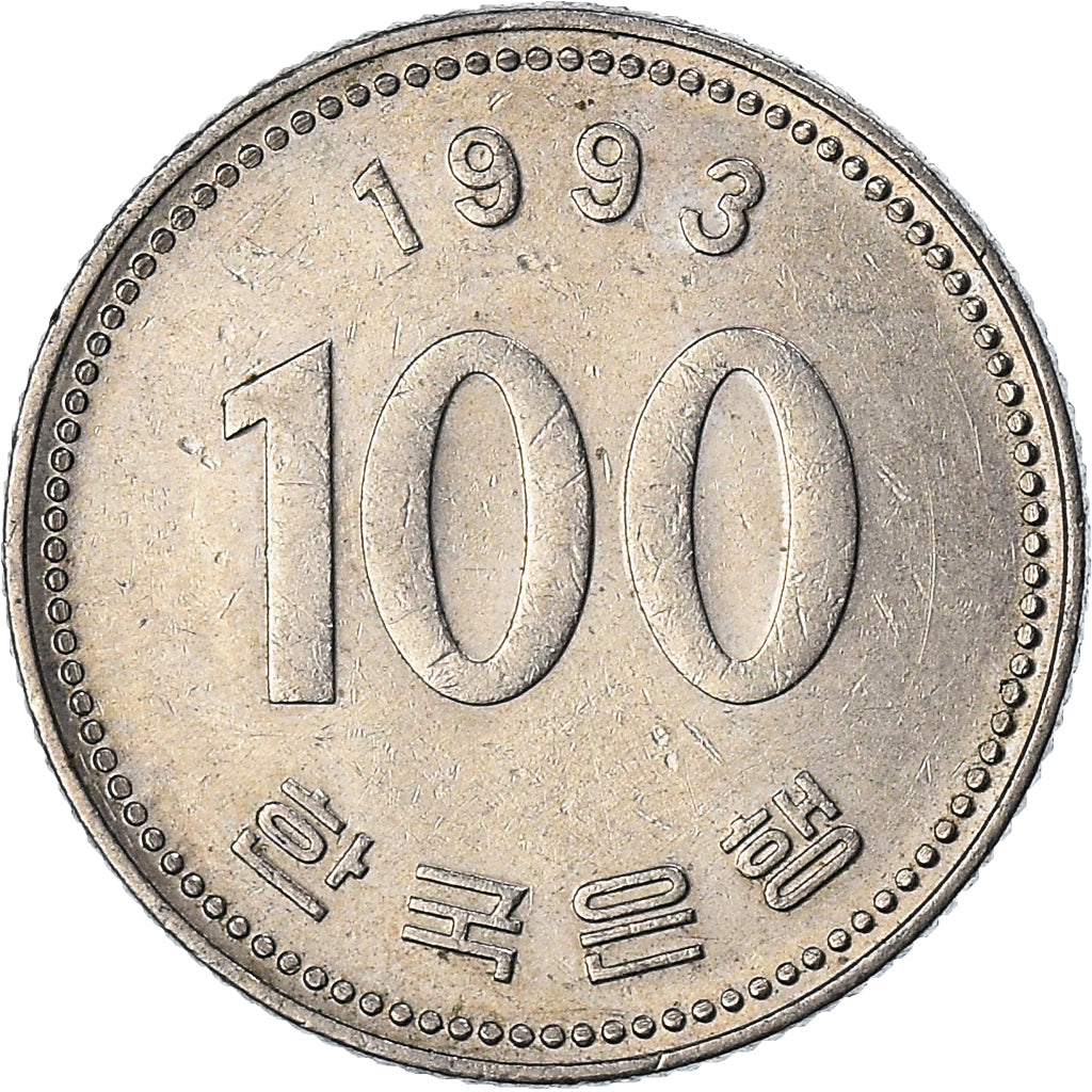 Moneta, COREA DEL SUD, 100 Won, 1993