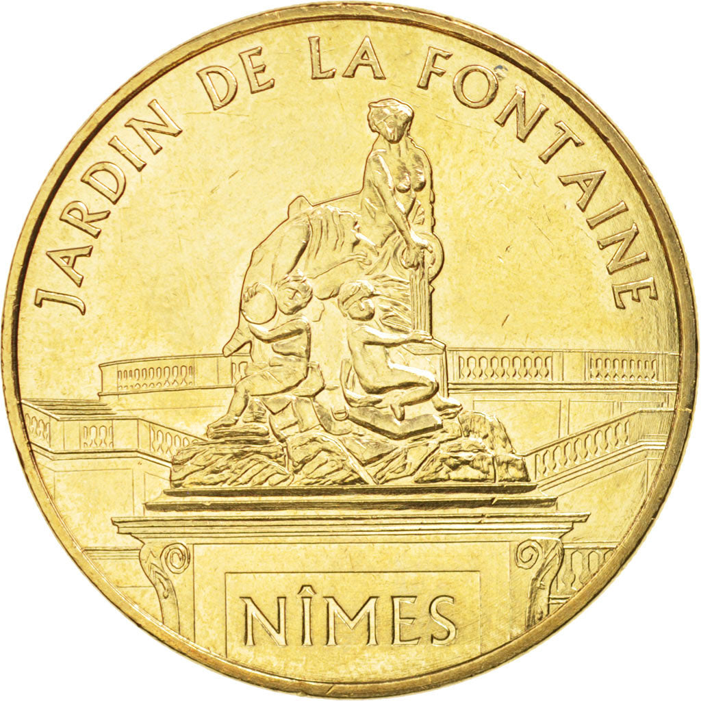 France, Token, Tourist Token, 30/ Jardin de la Fontaine - Nîmes, 2011, Monnaie