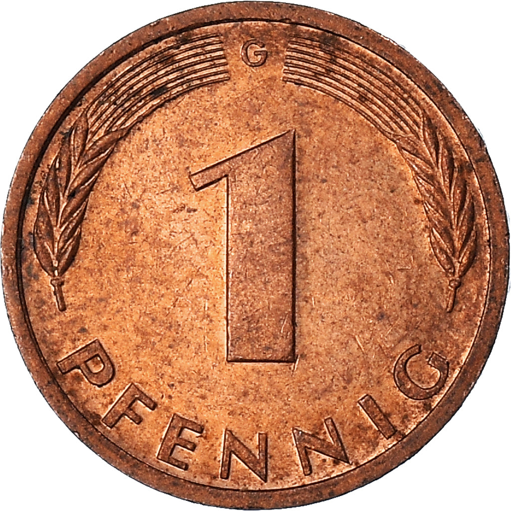 Moneda, ALEMANIA - REPÚBLICA FEDERAL, Pfennig, 1986