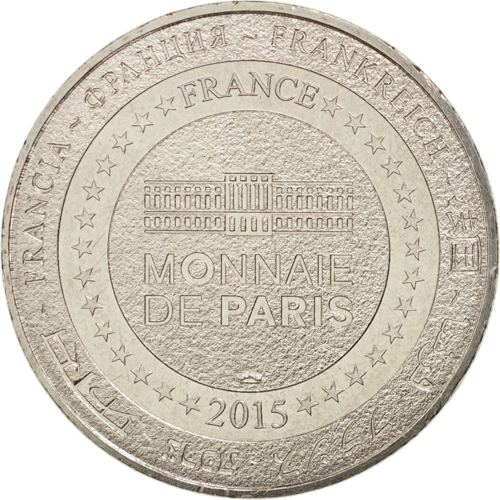 France, Token, Tourist Token, 30/ 4 Monuments - Nîmes - Argenté, 2015, Monnaie