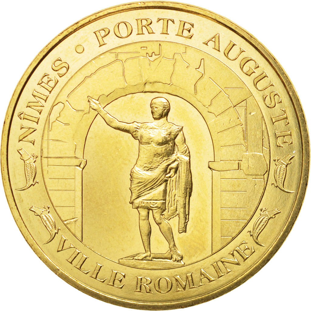 Frankreich, Token, Tourist Token, 30/ Porte Auguste - Nîmes, 2015, Monnaie de