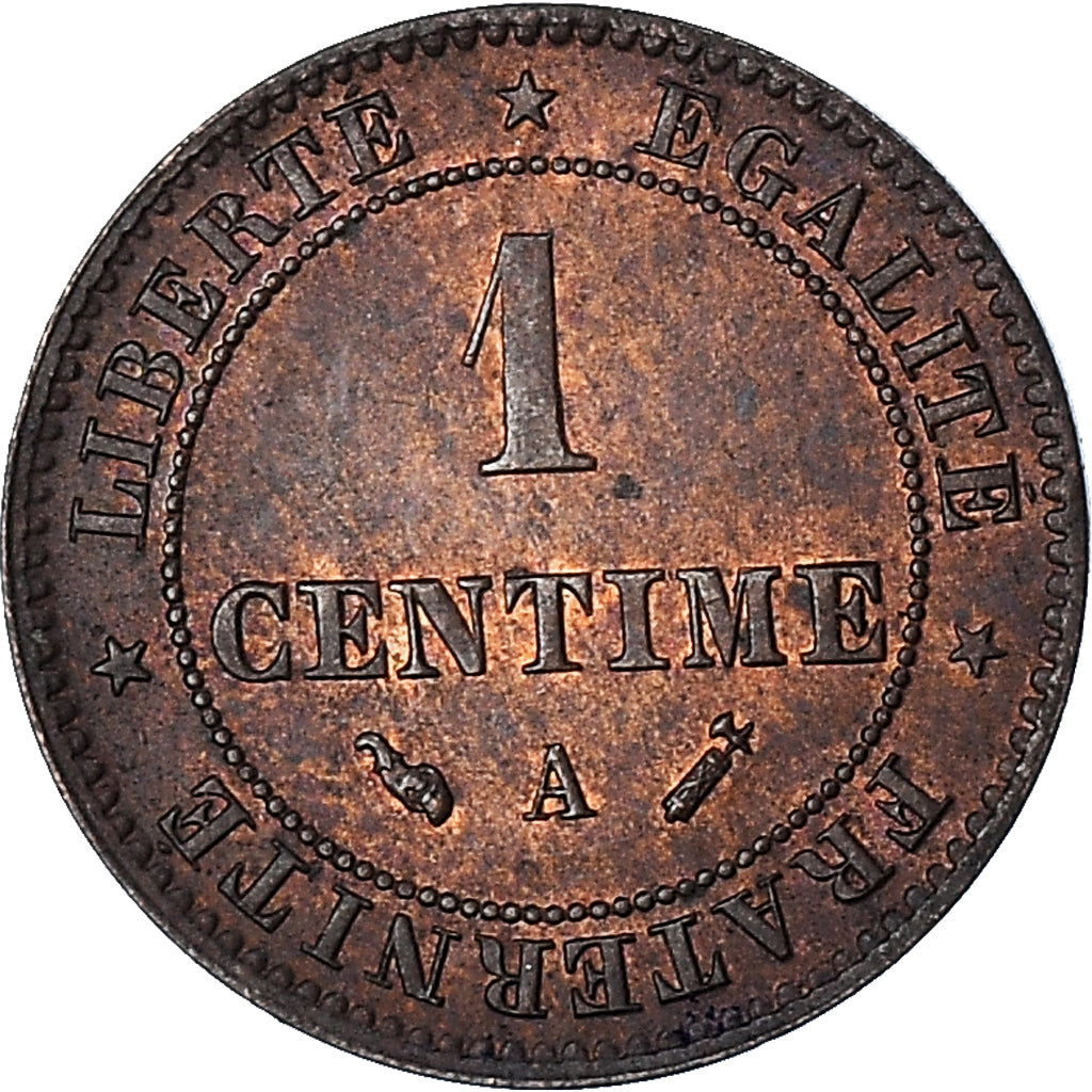 Coin, France, Centime, 1895