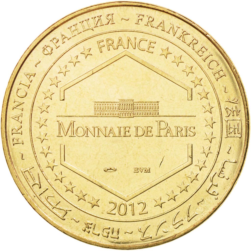 France, Token, Tourist Token, 31/ Les Jacobins - Palmier - Toulouse, 2012