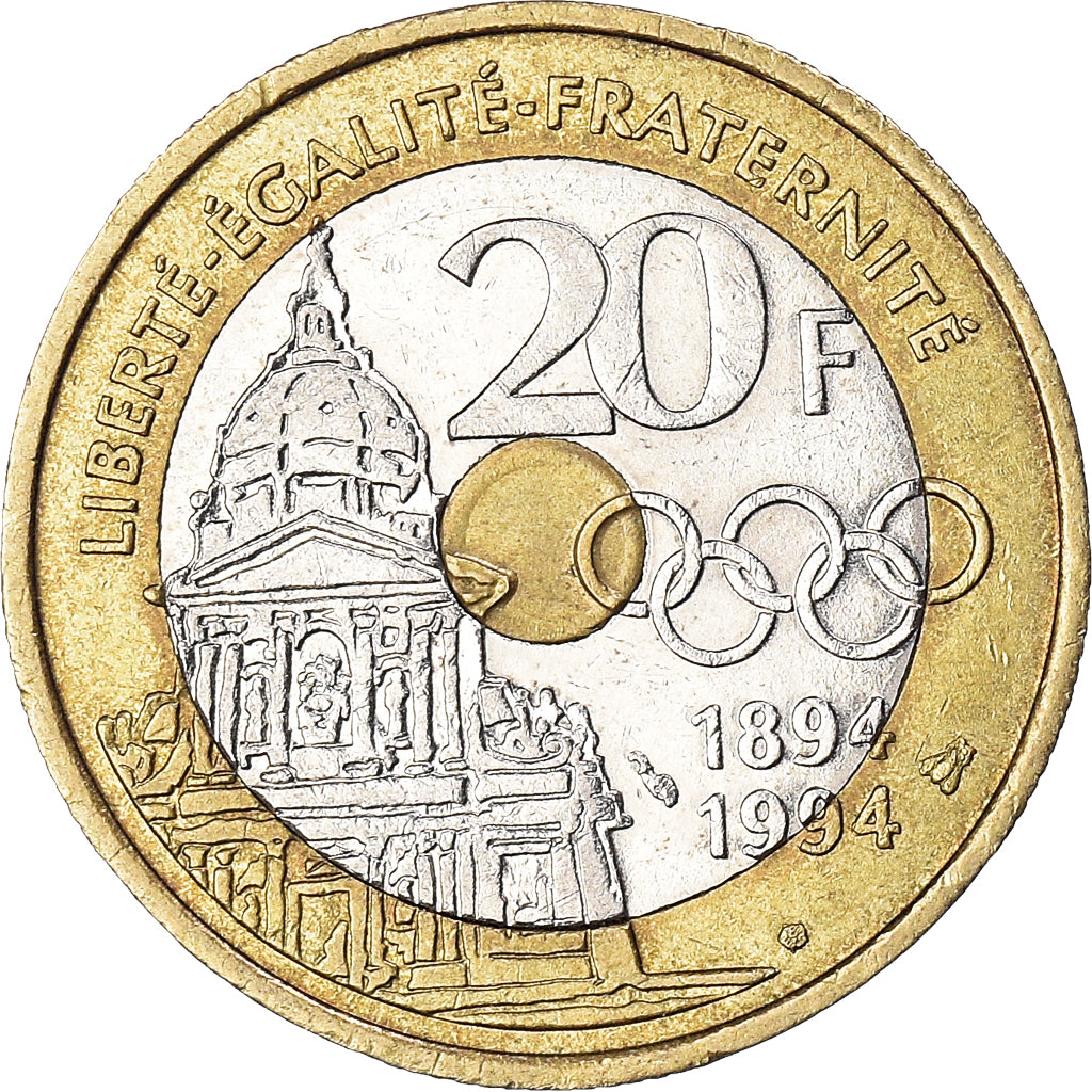 Moneta, Francja, 20 Francs, 1994