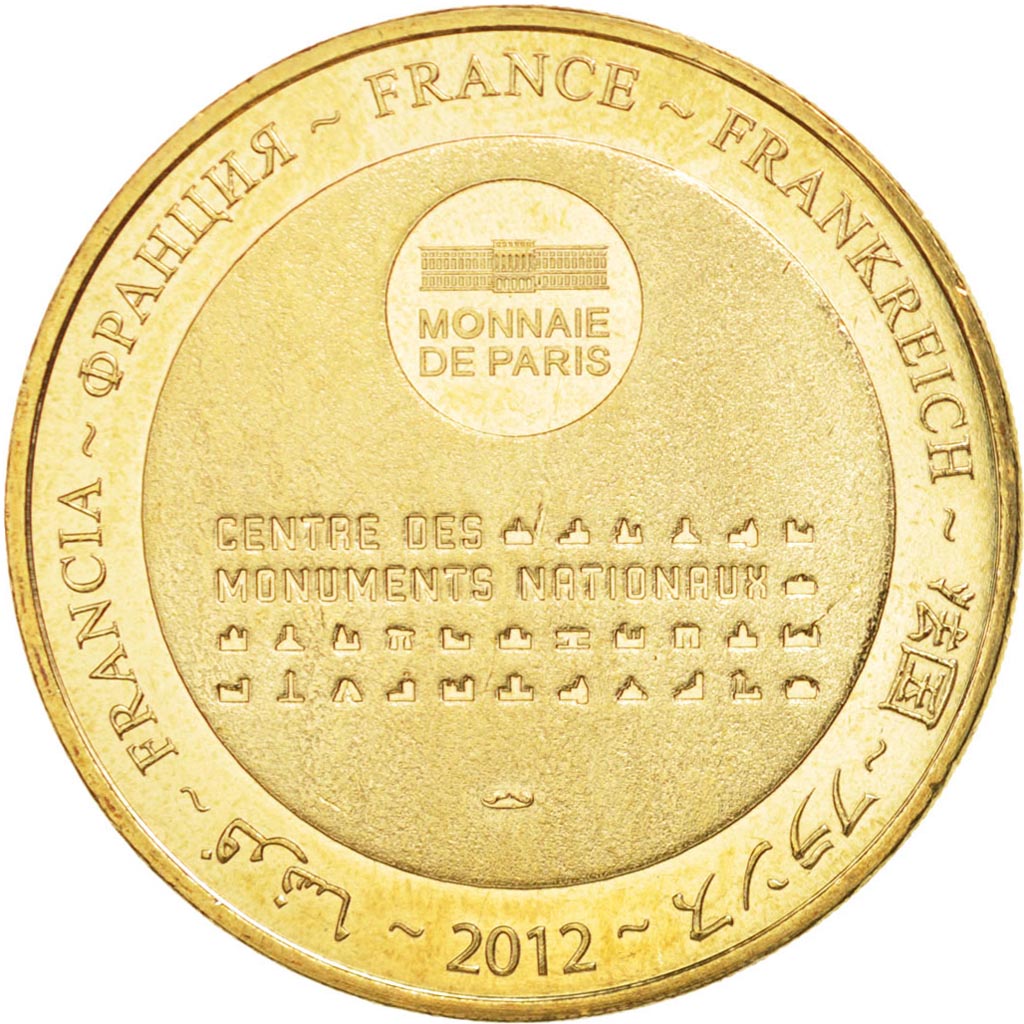 France, Token, Tourist Token, 33/ Abbaye de La Sauve-Majeure, 2012, Monnaie de