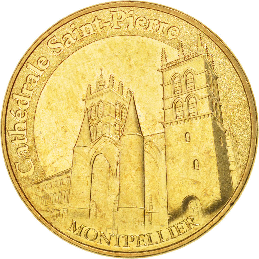 Francia, Token, Tourist Token, 34/ Cathédrale Saint-Pierre - Montpellier, 2015