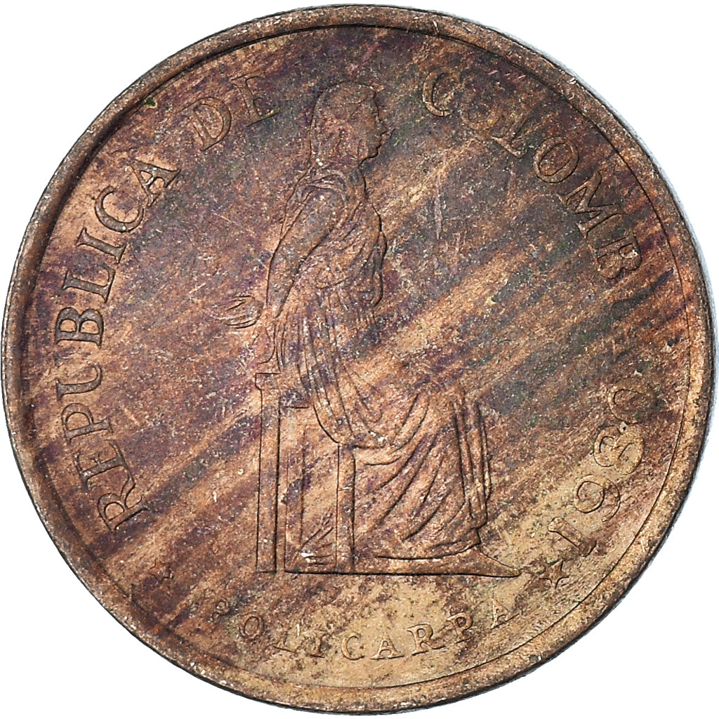 Coin, Colombia, 5 Pesos, 1980