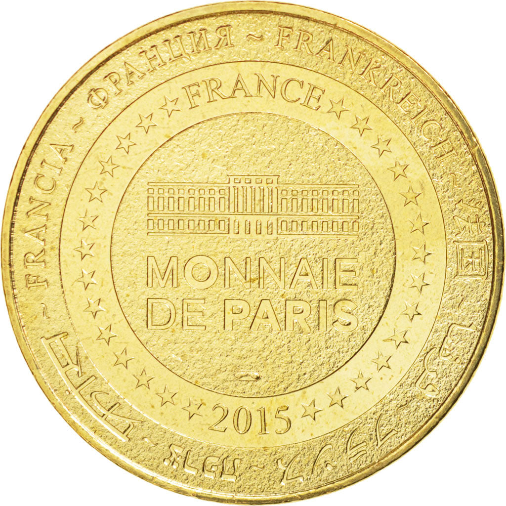 France, Jeton, Tourist Token, 37/ Château d'Amboise, 2015, Monnaie de Paris