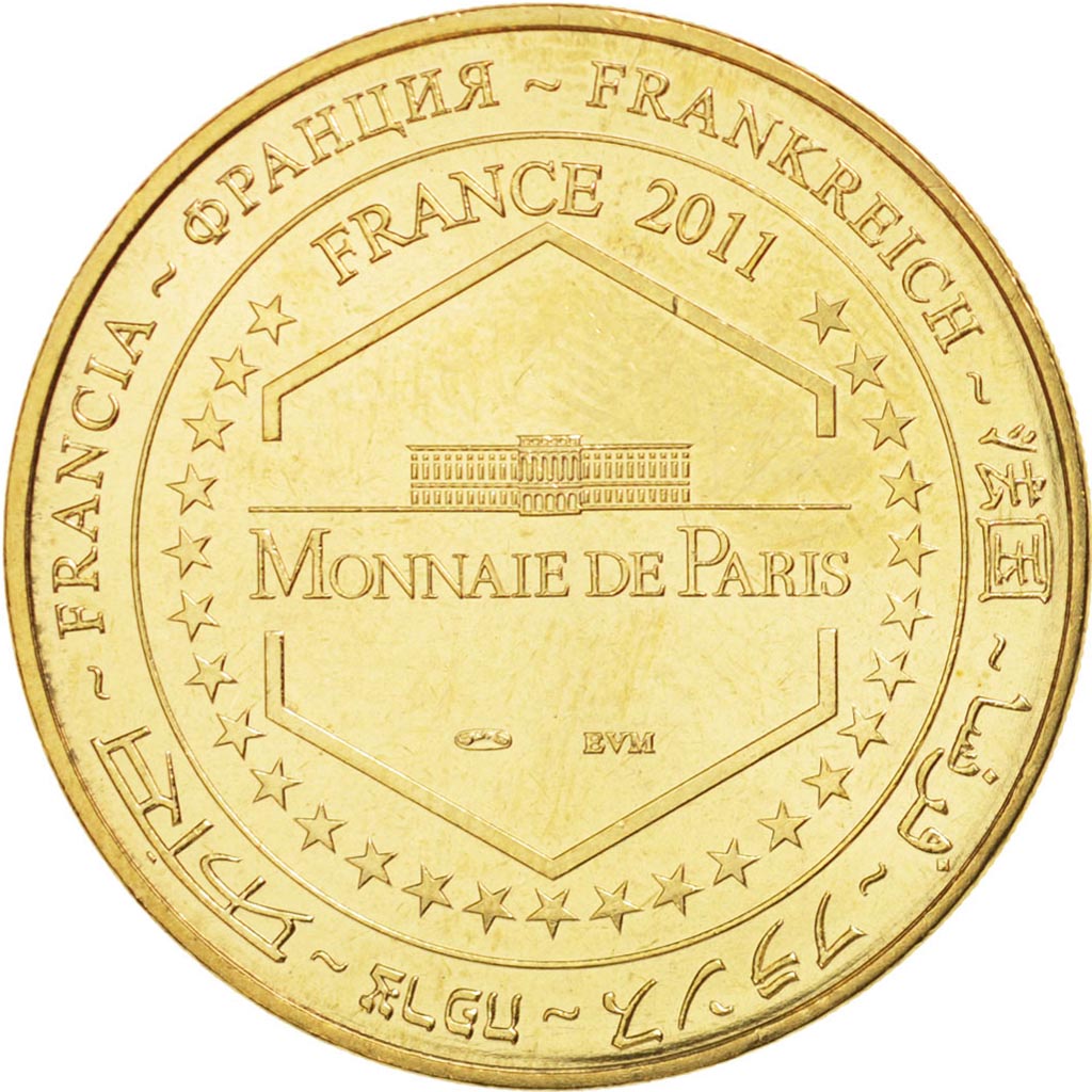 France, Token, Tourist Token, 37/ Château de l'Islette - Azay-le-Rideau, 2011