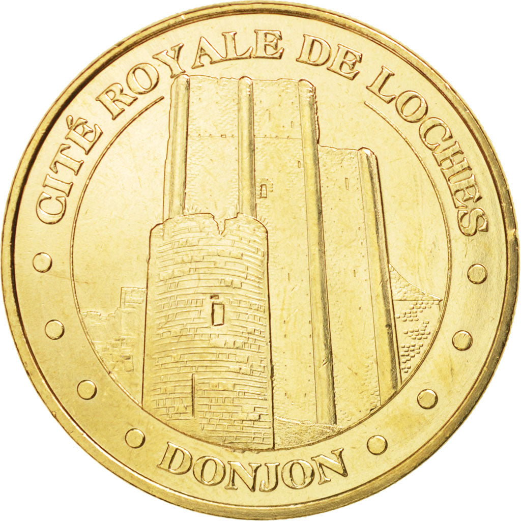 France, Token, Tourist Token, 37/ Cité Royale de Loches - Donjon, 2011, Monnaie