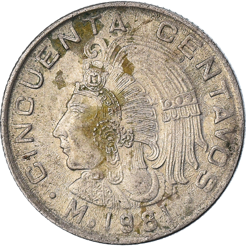 Munten, Mexico, 50 Centavos, 1981