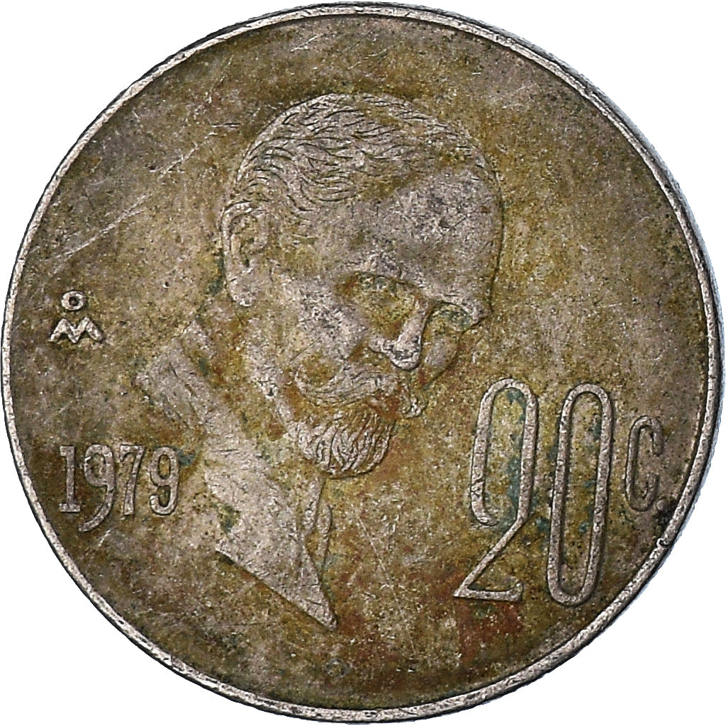 Moneta, Mexico, 20 Centavos, 1979