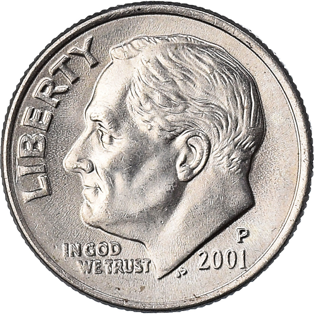 Münze, Vereinigte Staaten, Dime, 2001