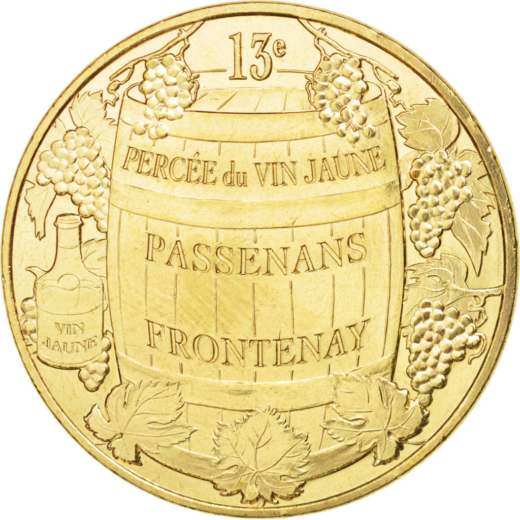 France, Token, Tourist Token, 39/ Percée du Vin Jaune - Passenans, 2009