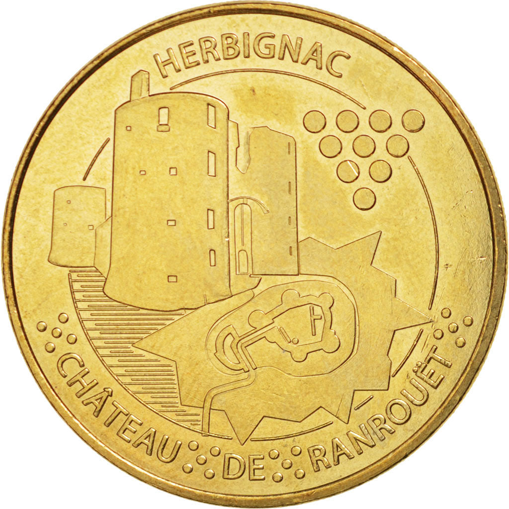 France, Token, Tourist Token, 44/ Château de Ranrouët - Herbignac, 2010