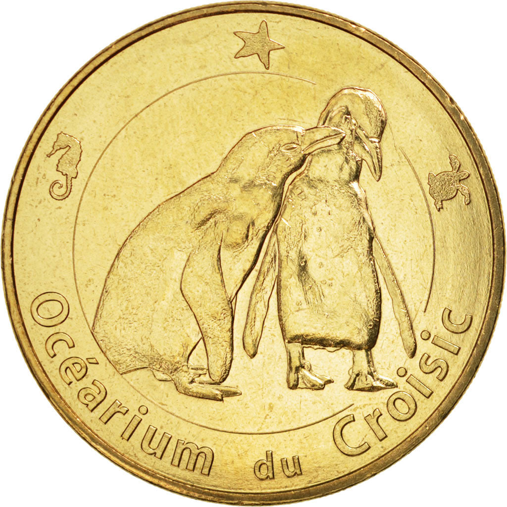 France, Token, Tourist Token, 44/ Océarium du Croisic - Manchots, 2013, Monnaie