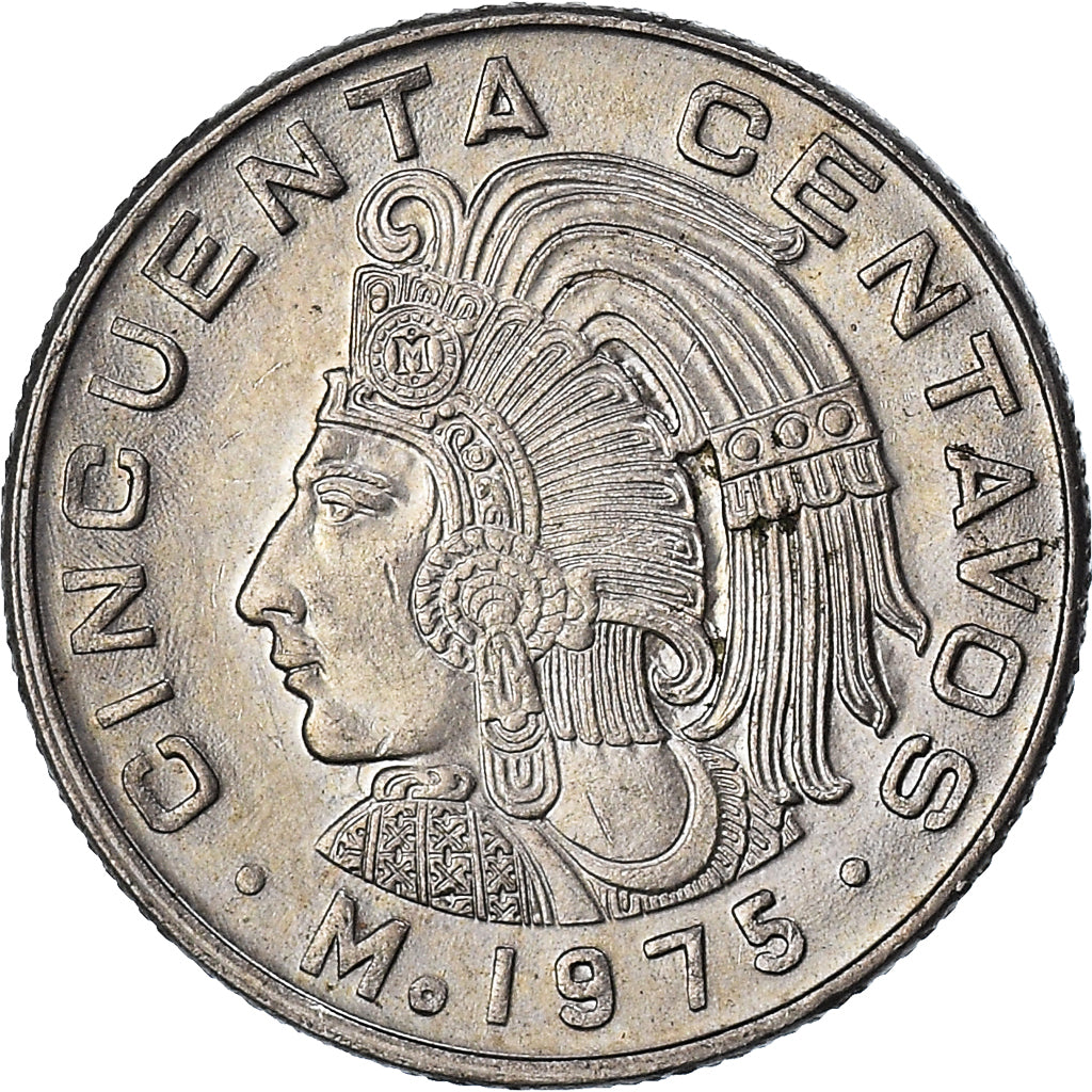 Moneta, Messico, 50 Centavos, 1975