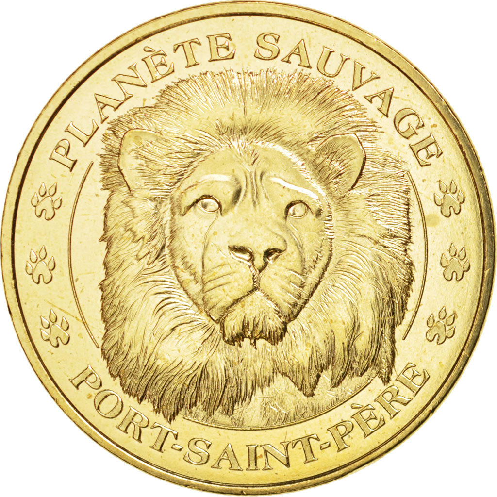 France, Token, Tourist Token, 44/ Planète Sauvage - Lion, 2015, Monnaie de