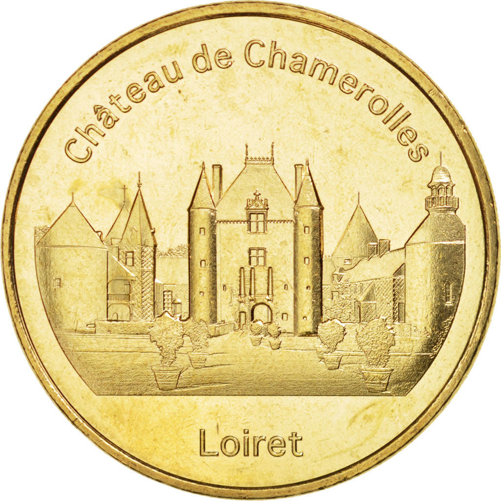 France, Jeton, Tourist Token, 45/ Château de Chamerolles, 2012, Monnaie de