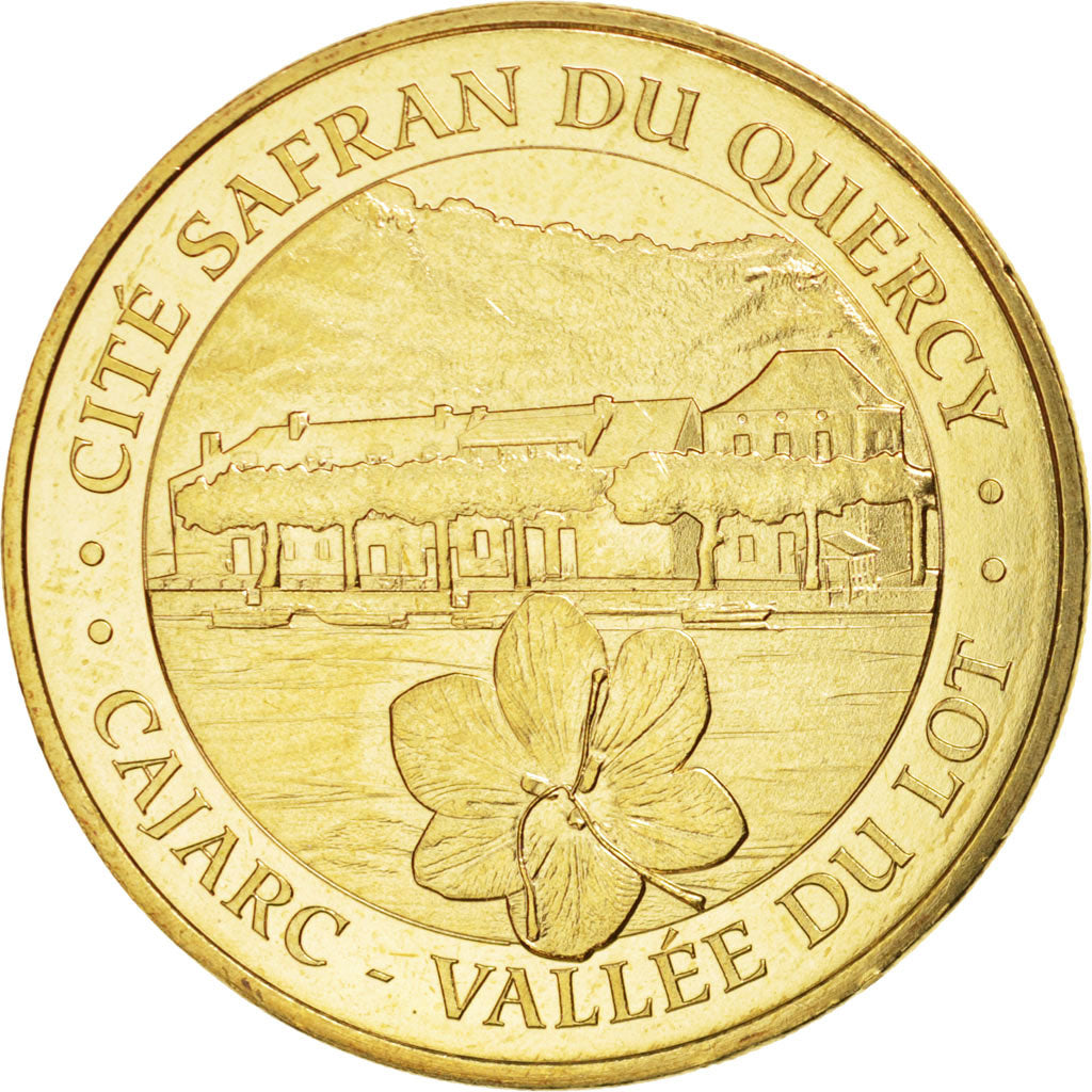 France, Jeton, Tourist Token, 46/ Cité Safran - Cajarc, 2015, Monnaie de Paris