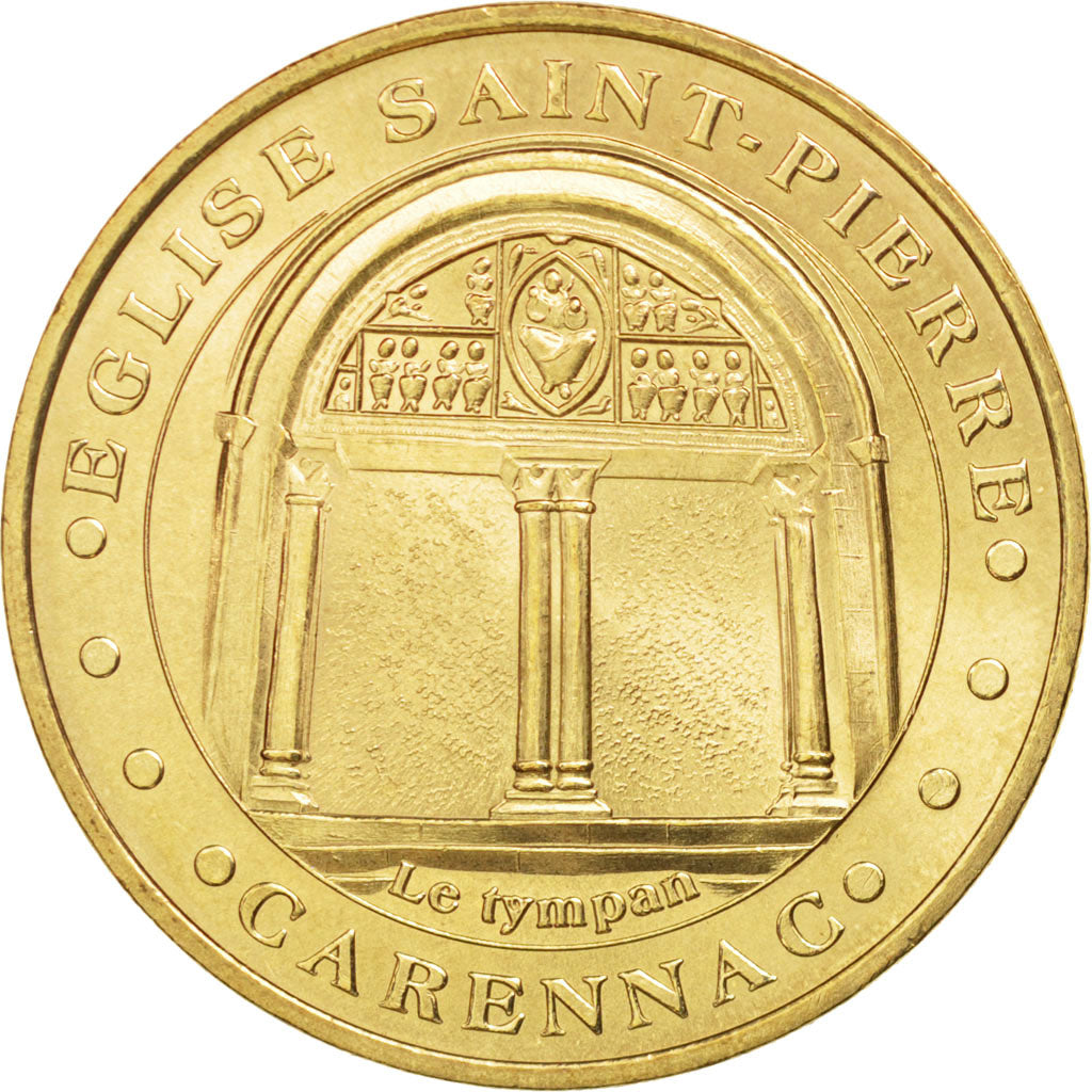 Francja, Token, Żeton turystyczny, 46/ Eglise Saint-Pierre - Carennac, 2005