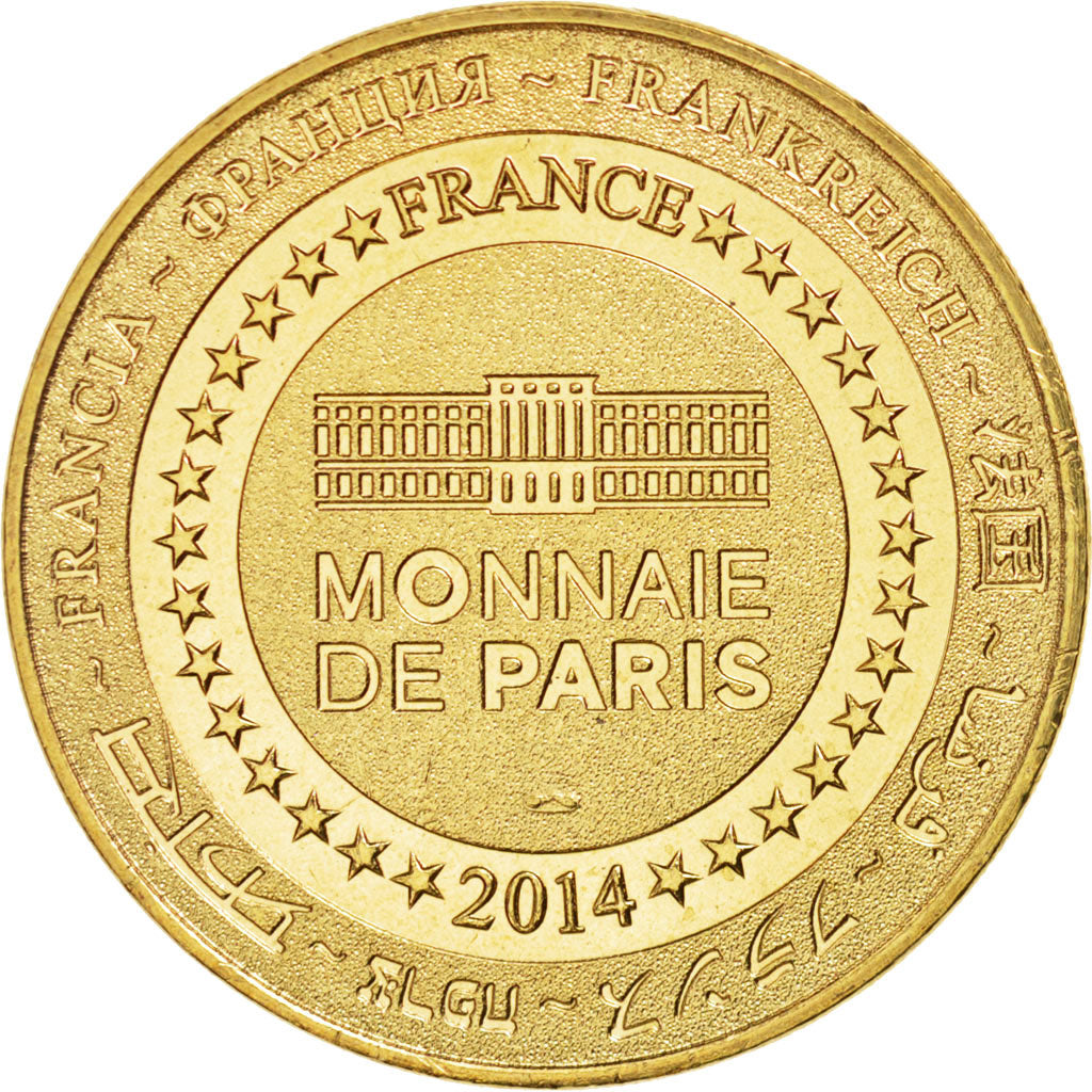 Francia, Token, Tourist Token, 46/ Forêt des singes - Rocamadour, 2014, Monnaie