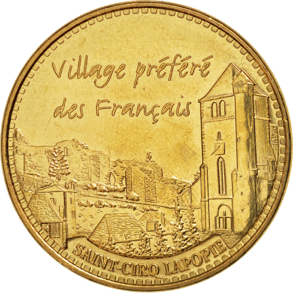 Francia, Token, Tourist Token, 46/ Saint-Cirq Lapopie - Village préféré des