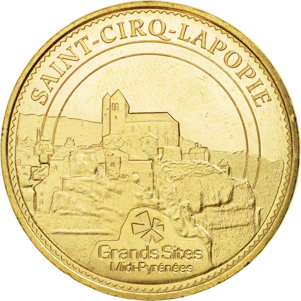 France, Token, Tourist Token, 46/ Saint-Cirq-Lapopie - Grand site, 2015, Monnaie