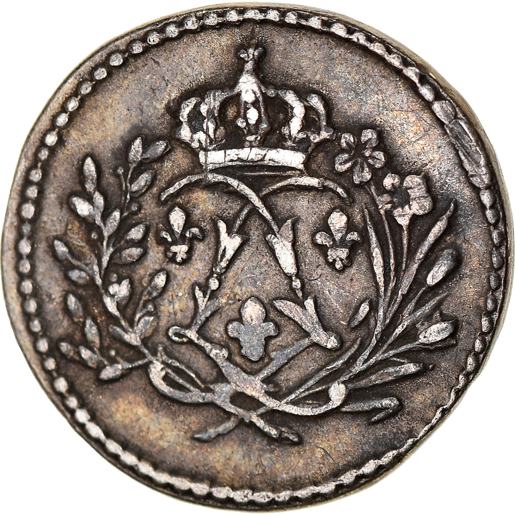 France, Medal, Quinaire de Louis XVIII, Frappé durant l’Exil, History