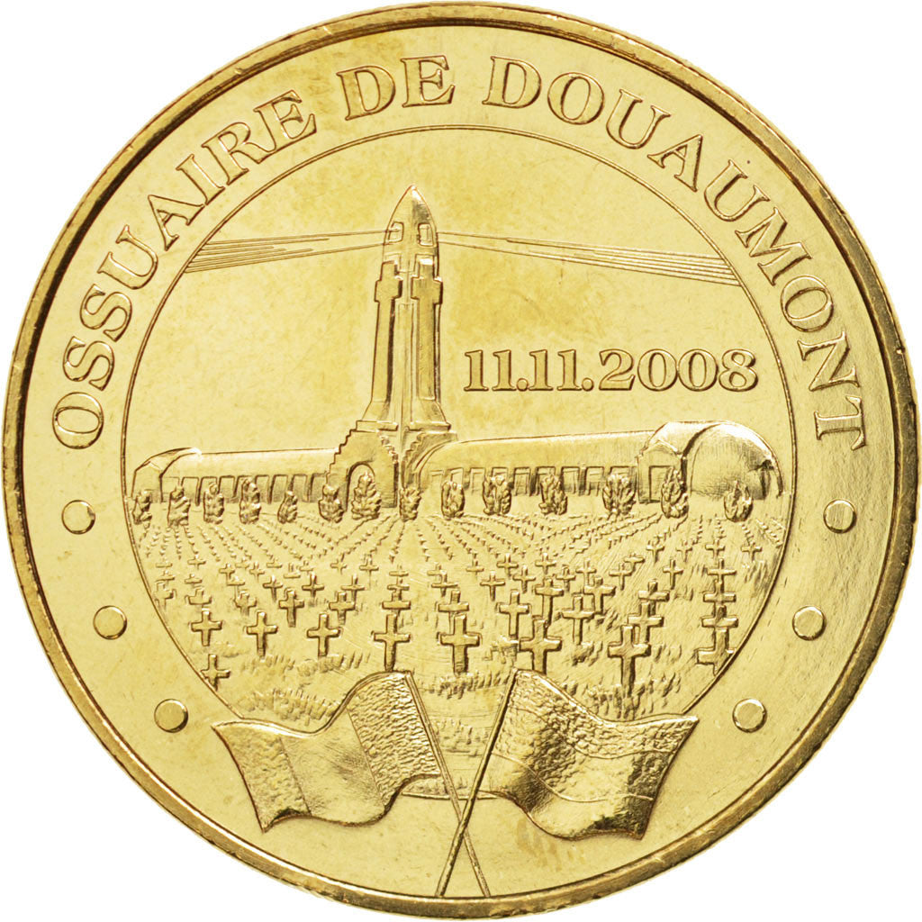 France, Jeton, Tourist Token, 55/ Ossuaire de Douaumont, 2008, Monnaie de Paris