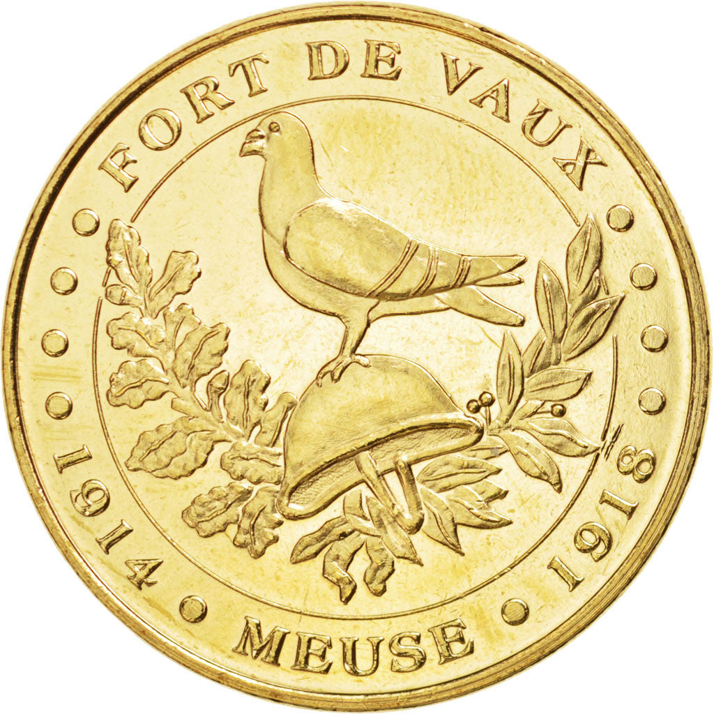 France, Token, Tourist Token, 55/ Fort de Vaux, 2015, Monnaie de Paris, MS(63)