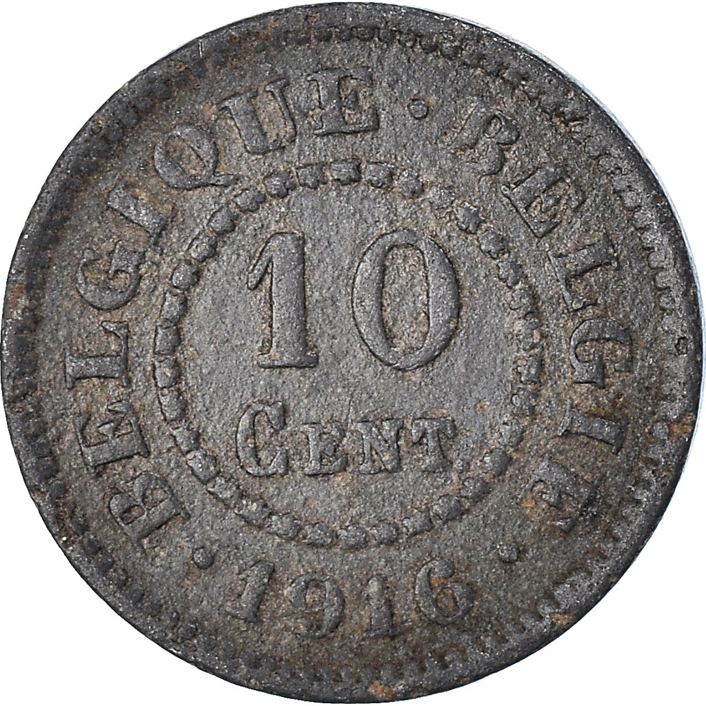 Moneta, Belgia, 10 Centimes, 1916