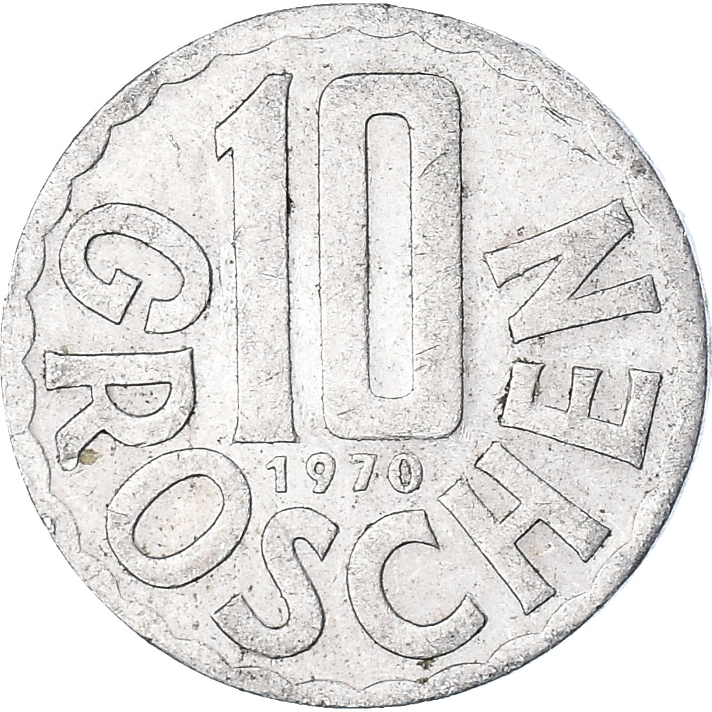 Münze, Österreich, 10 Groschen, 1970