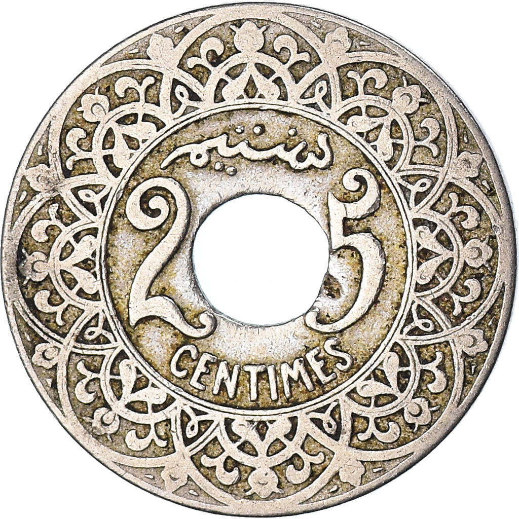 Moneta, Maroko, 25 Centimes, 1921