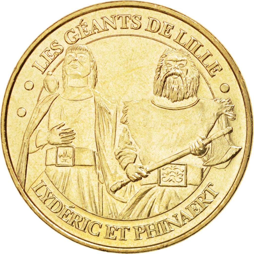 France, Token, Tourist Token, 59/ Les Géants de Lille, 2012, Monnaie de Paris