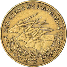 Moneta, Państwa Afryki Środkowej, 25 Francs, 1975