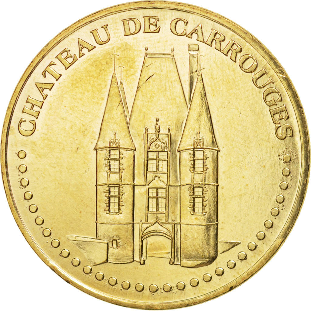 France, Jeton, Tourist Token, 61/ Château de Carrouges, 2012, Monnaie de Paris