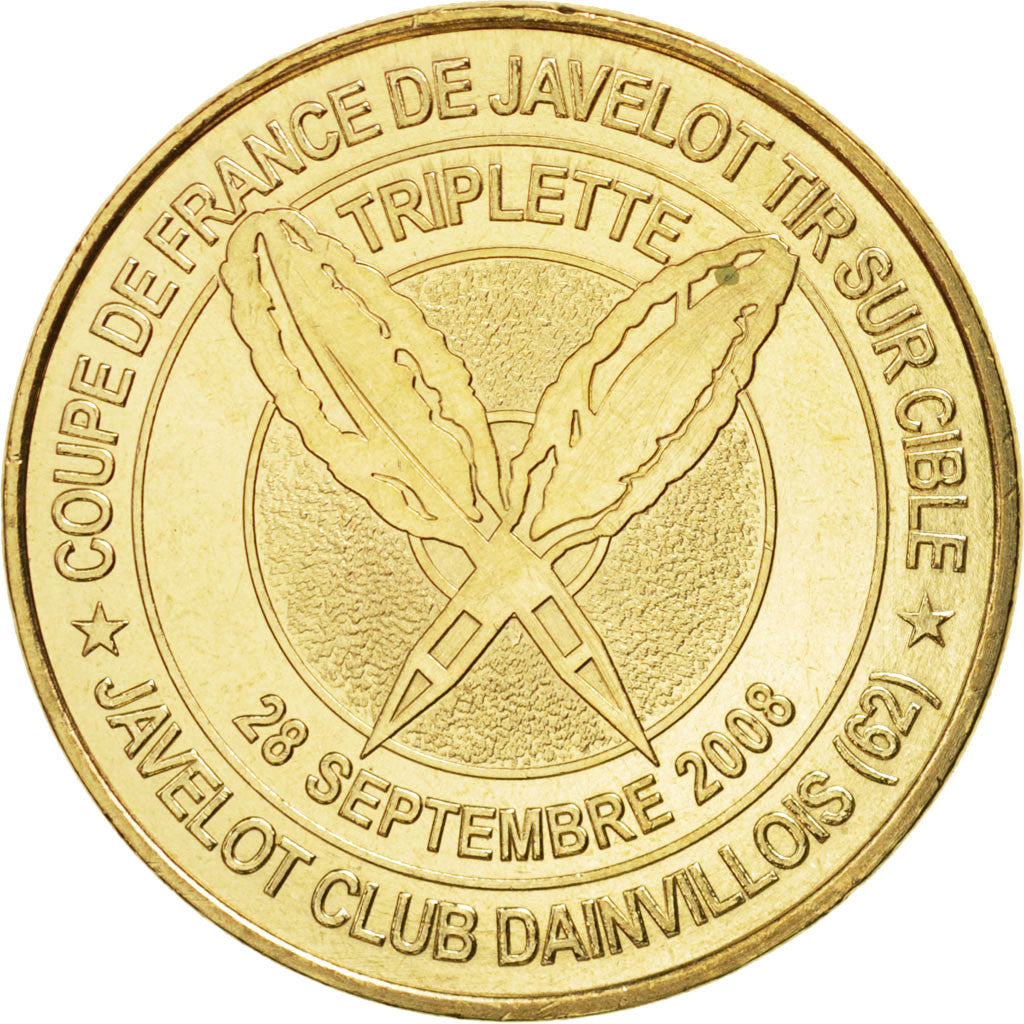 France, Jeton, Tourist Token, 62/ Coupe de France Javelot - Dainville, 2008