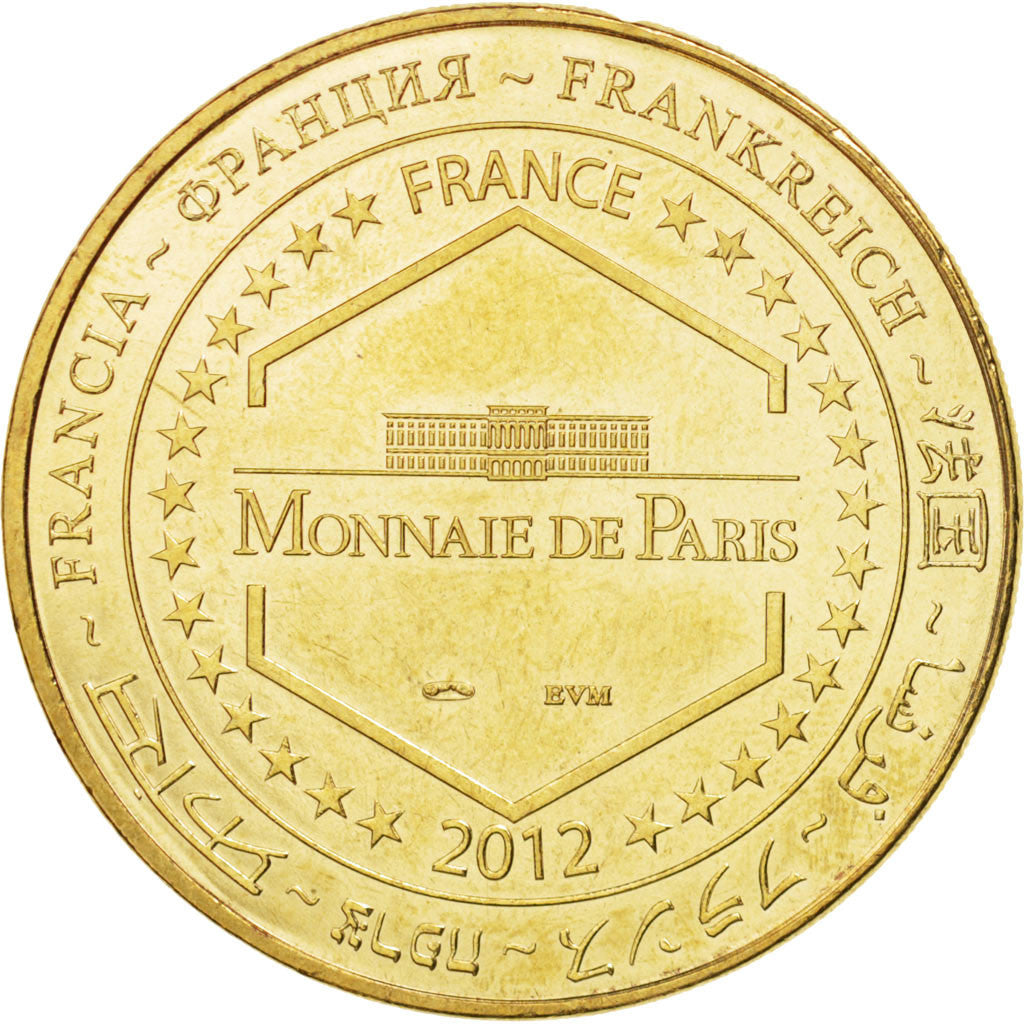 France, Jeton, Tourist Token, 63/ Super Besse - Skieur et vététiste, 2012