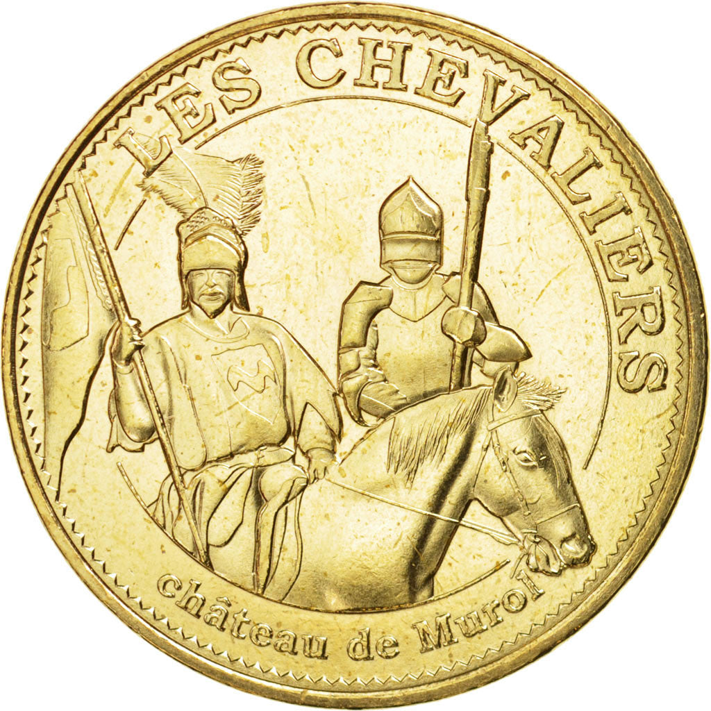 France, Jeton, Tourist Token, 63/ Chevaliers - Château de Murol, 2015, Monnaie