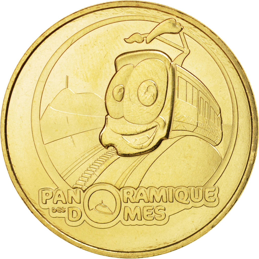 France, Token, Tourist Token, 63/ Panoramique des Dômes, 2014, Monnaie de