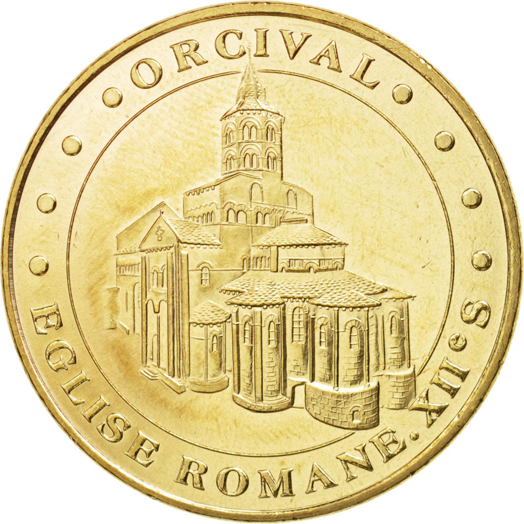 France, Token, Tourist Token, 63/ Eglise Romane - Orcival, 2012, Monnaie de
