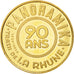 France, Token, Tourist Token, 64/ Panoramika - 90 ans - Train de la Rhune, 2014