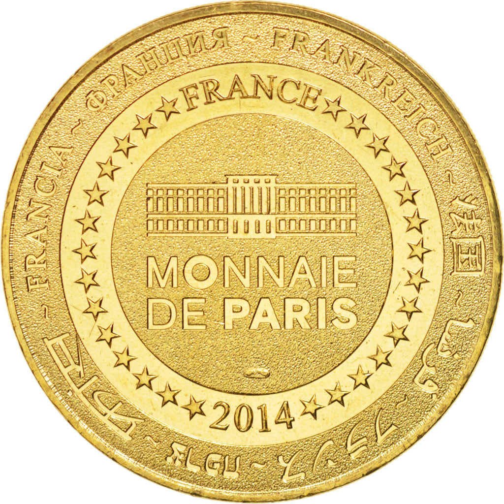 France, Token, Tourist Token, 64/ Panoramika - 90 ans - Train de la Rhune, 2014