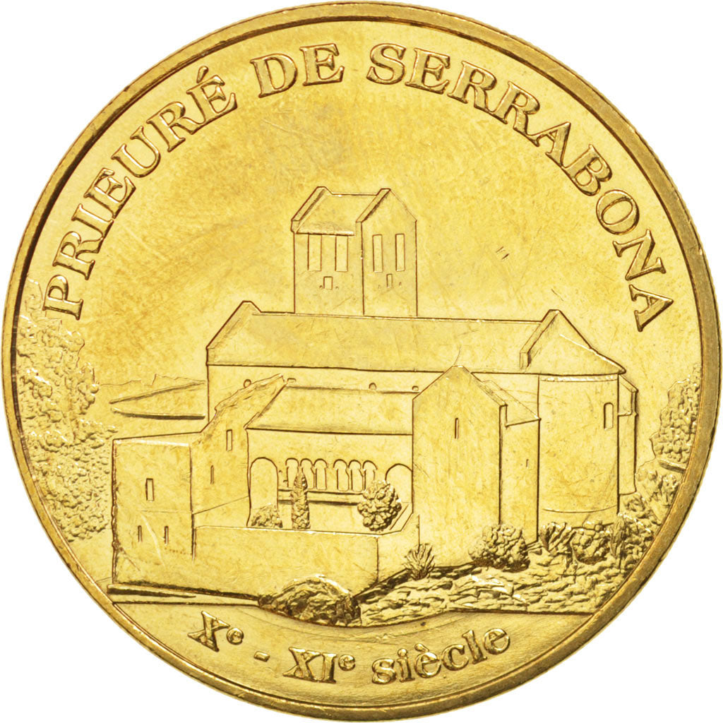 Francia, Token, Tourist Token, 66/ Prieuré de Serrabone, 2010, Monnaie de