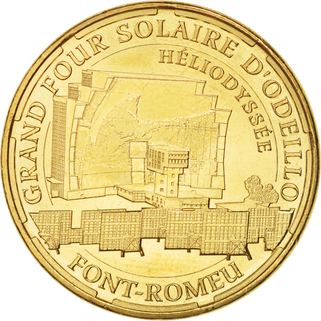 France, Token, Tourist Token, 66/ Four Solaire d'Odeillo - Font-Romeu, 2014