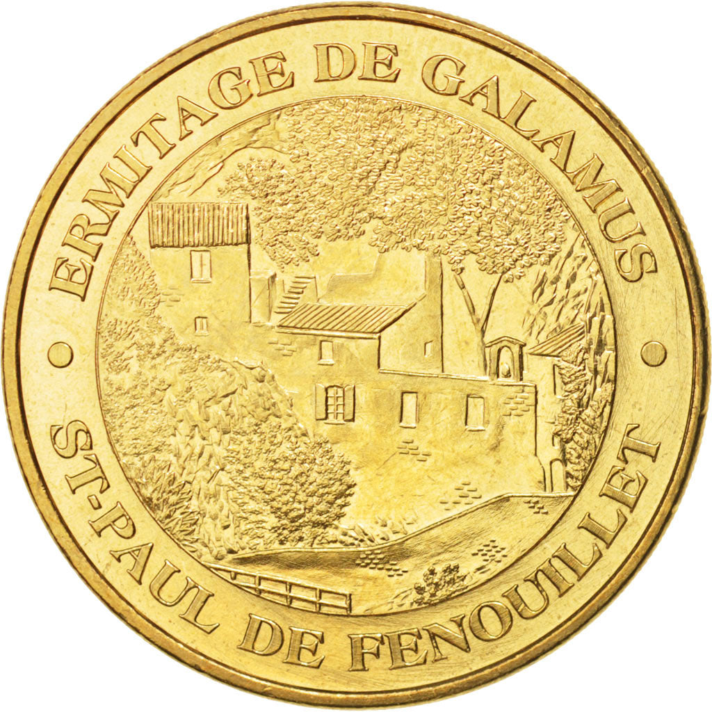France, Token, Tourist Token, 66/ Ermitage de Galamus, 2013, Monnaie de Paris